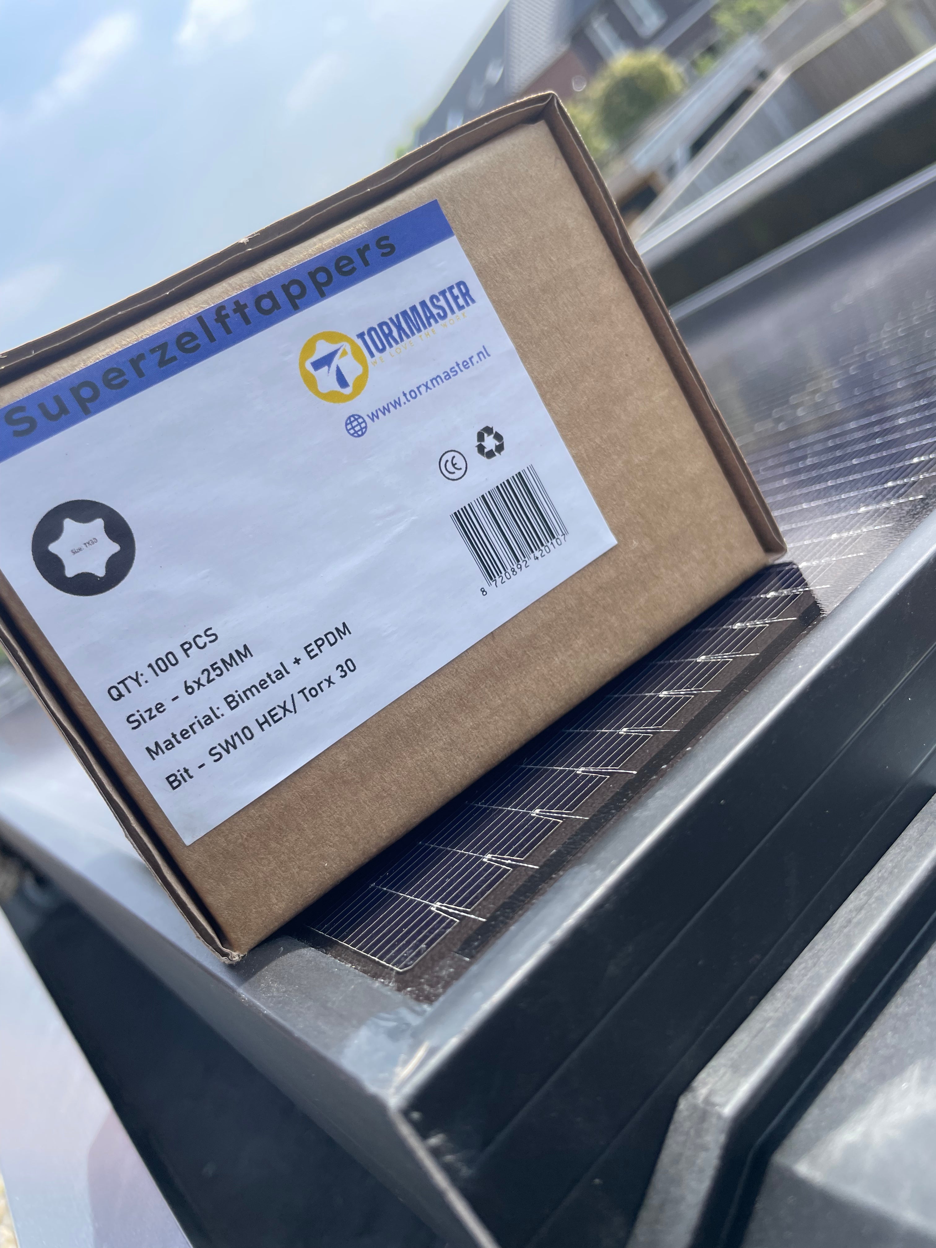 Zelftappers zonnepanelen - Schroeven Zonnepanelen - Torx30 