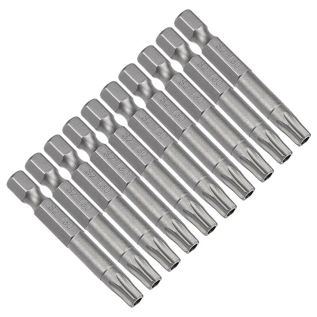 Torx30 - 50mm bit - met gaatje - set van 10 